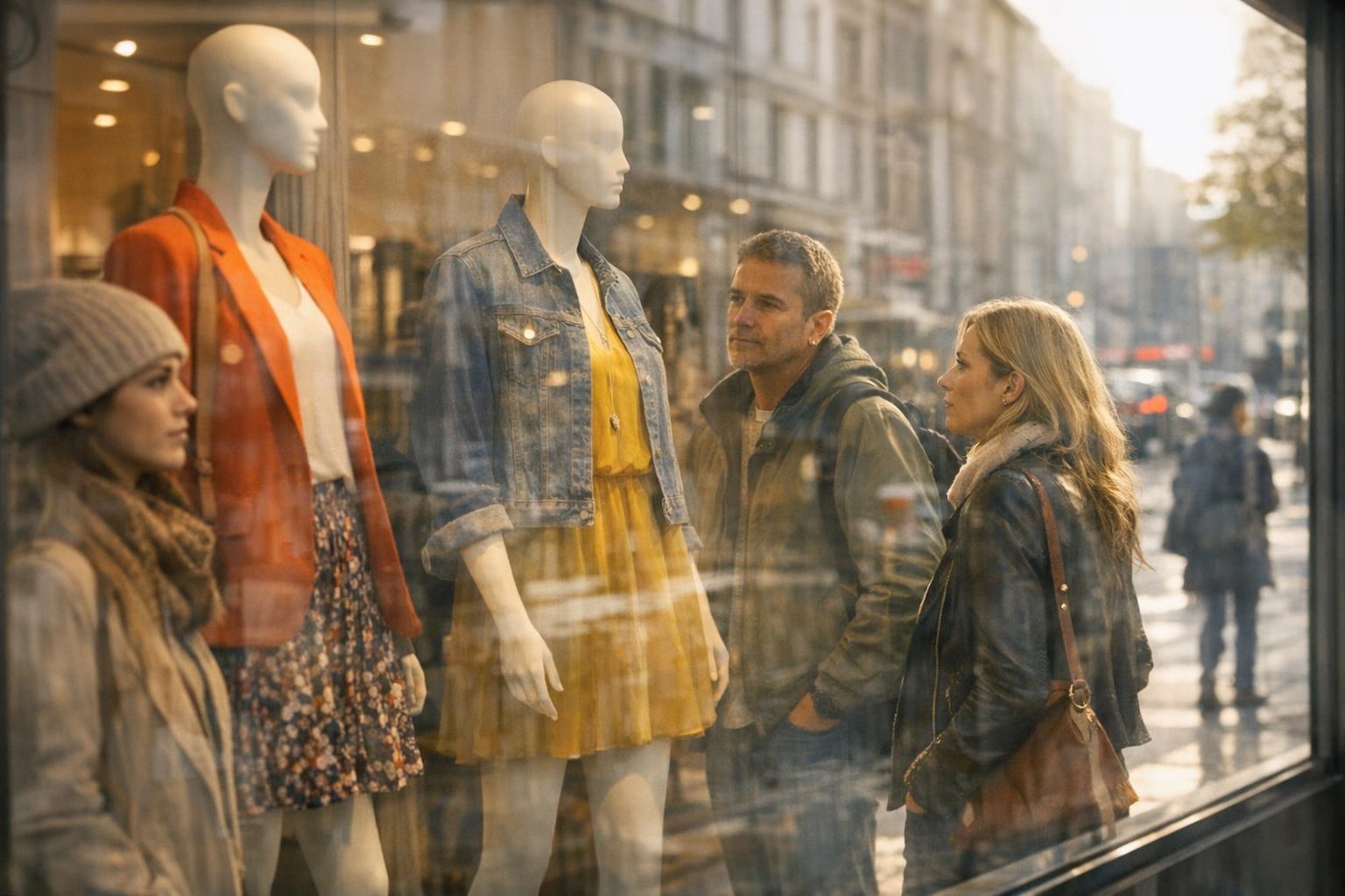 A digital dashboard displaying retargeting analytics for an ecommerce marketing agency managing online store campaigns