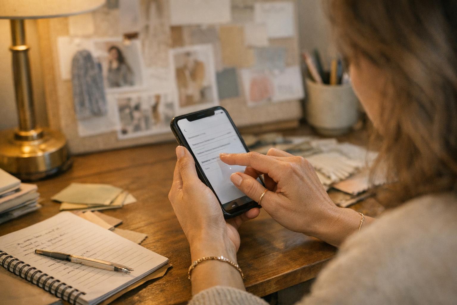 Small business using Instagram advertising services with an optimized bio and highlights, helping convert ad clicks into real inquiries
