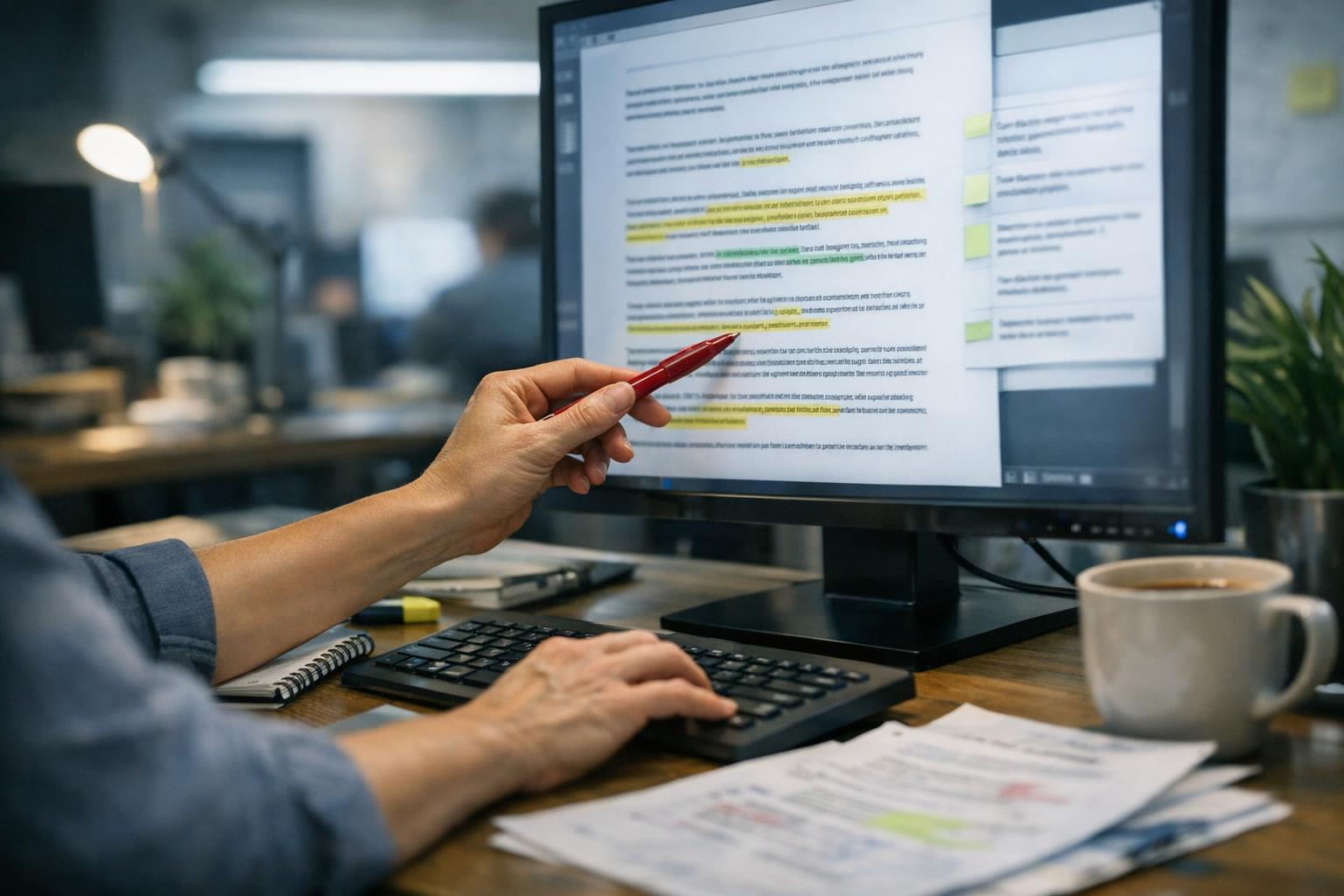 Organic SEO agency expert reviewing a local business website for E-E-A-T improvements